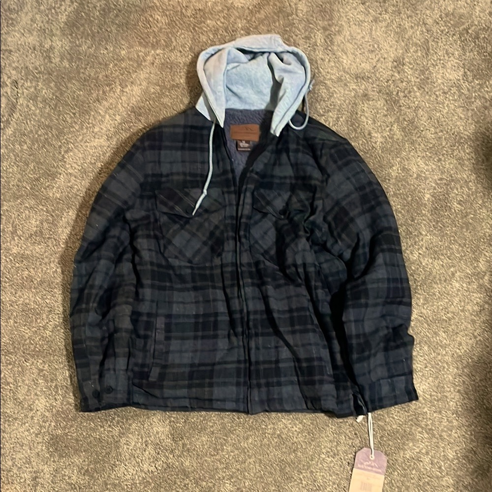 Charcoal plaid jacket